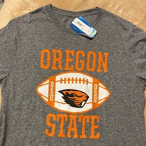 National Collegian OSU Oregon Beavers Football Tee Shirt Sz S